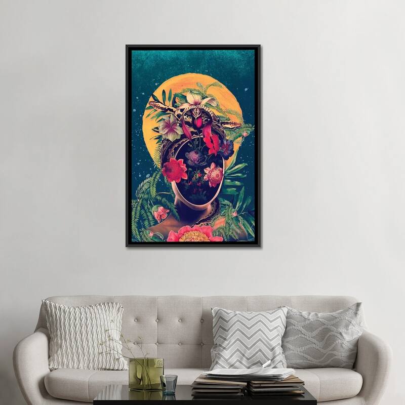 iCanvas "Oxygen" by Riza Peker Framed Canvas Print Bed Bath & Beyond 36677018